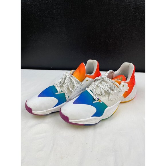 Adidas Men\'s Harden Vol#4 Men\'s White Multicolor Sneakers/Shoes Size 12 SKU 4504 main image 5